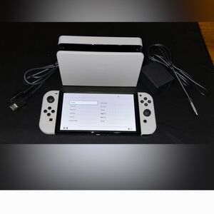 Nintendo Switch with Gray Joy-Con and Dock